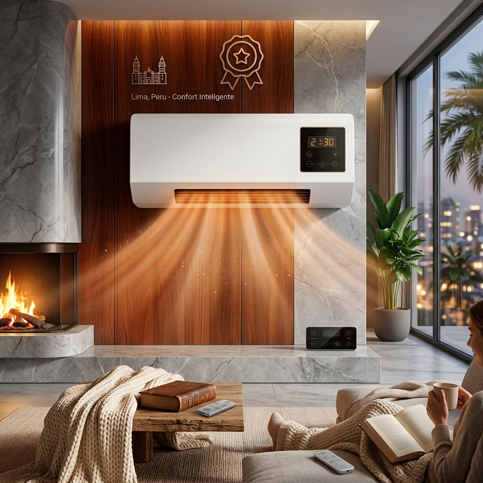 Calefactor y Ventilador Smart 2 en 1 EcoClima - Clima Perfecto Todo el Año + ¡PAGO CONTRA ENTREGA Y DELIVERY GRATIS EN TODO LIMA!