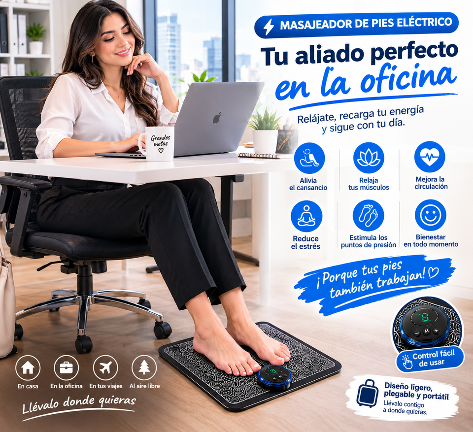 🔥 Masajeador de Pies Pro | ¡Relájate en Casa + Envío Gratis!