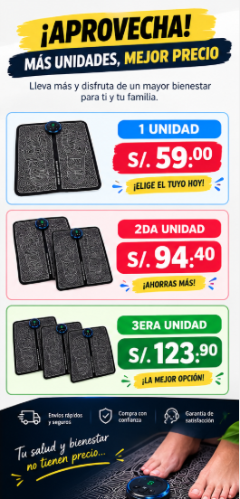 🔥 Masajeador de Pies Pro | ¡Relájate en Casa + Envío Gratis!