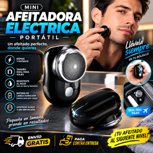 ⚡ Mini Afeitadora Eléctrica Portátil | Compacta, Potente y Sin Esfuerzo | 🚚 Envío GRATIS + 💵 Pago Contra Entrega